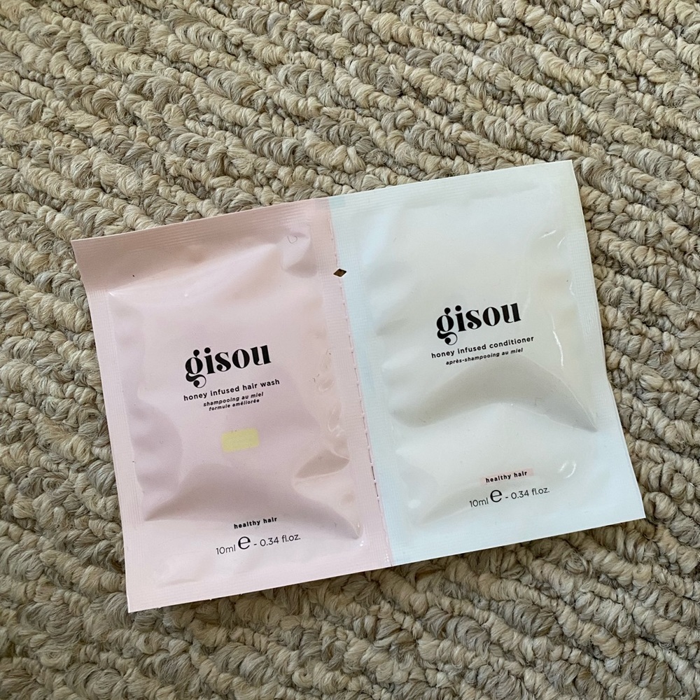 GISOU shampoo and conditioner sample NEW